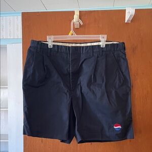Classic Navy Men's Shorts with Iconic Emblem